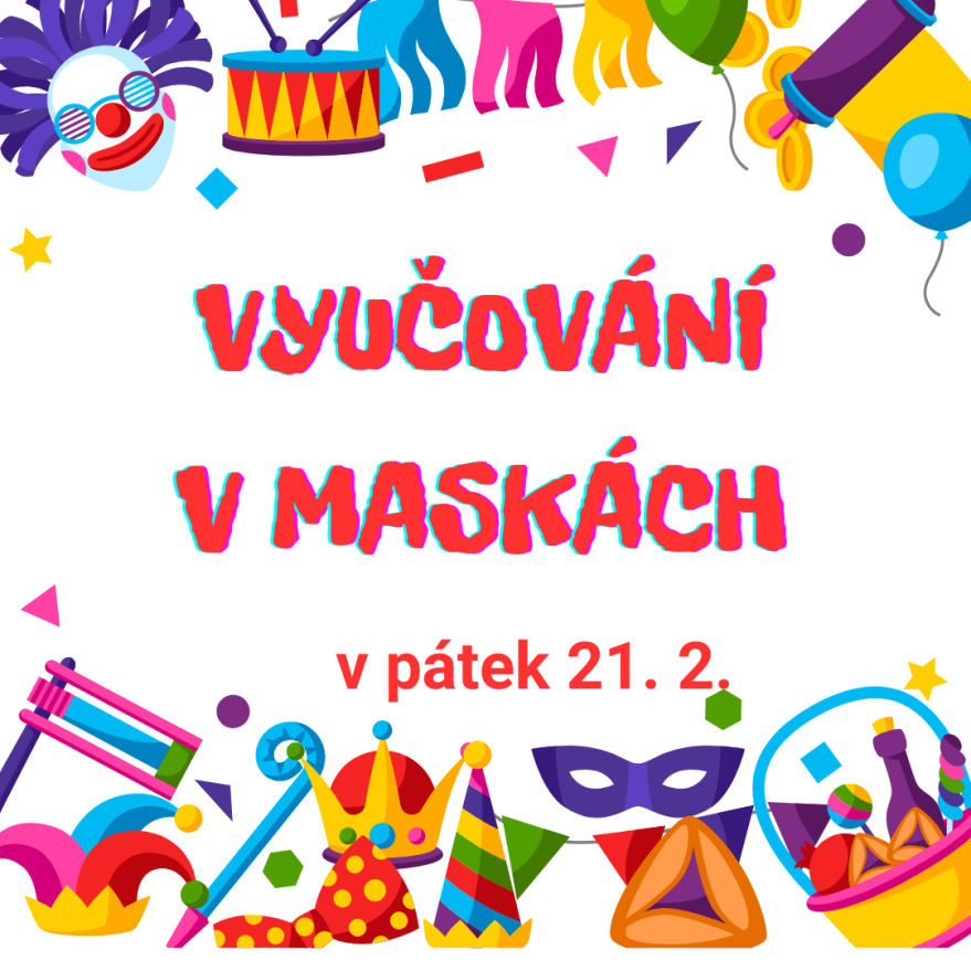 vyučování v maskách